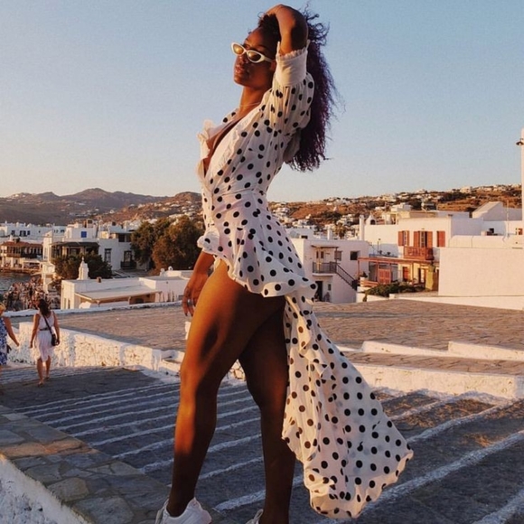 ❌SOLD❌ For Love and Lemons Ruffled Maxi Dress - Picture 5 of 8